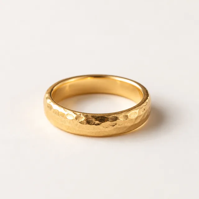 Bague dorée